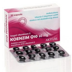 Aktival Koenzim Q10 60mg + Vitamin E