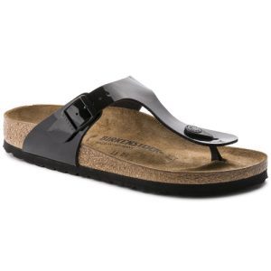 BIRKENSTOCK Gizeh sandale Black Patent