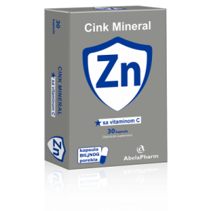 Cink Mineral Zn kapsule a30