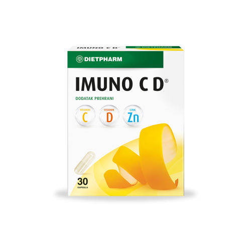 Imuno C D kapsule a30 - dodatak prehrani s vitaminom C, vitaminom D i cinkom