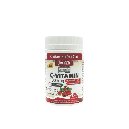 Jutavit-Vitamin-C-1000-mg-D-Zn-A45-500x500 JutaVit Vitamin C 1000 mg + D + Zn A45 – dodatak prehrani za jačanje imuniteta