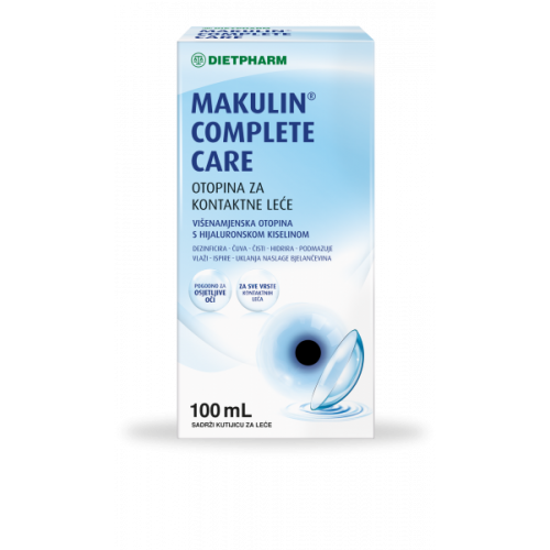 Makulin Complete Care 100 ml – otopina za hidrataciju i zaštitu umornih očiju