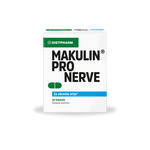 Dietpharm Makulin Pronerve - 30 kapsula – dodatak prehrani za zdravlje očiju i nervnog sistema