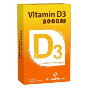 Vitamin D3 2000IU cps. A30