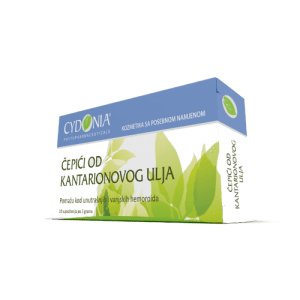 Čepići od kantarionovog ulja Cydonia
