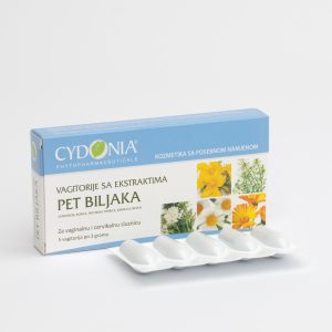 Vagitorije sa ekstraktima pet biljaka Cydonia