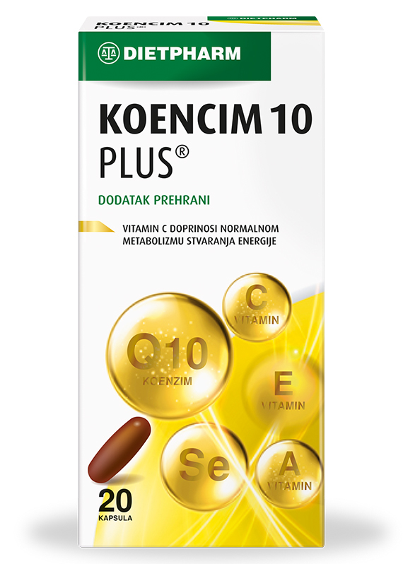 Koencim 10 Plus kapsule – dodatak prehrani za energiju i zdravlje srca
