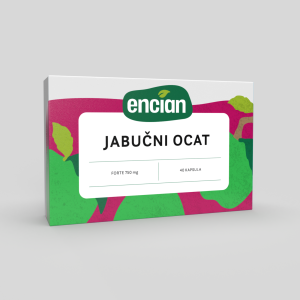 Jabućni ocat Forte 750mg cps A40