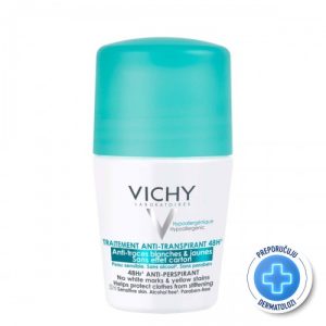VICHY Deo roll-on regulacija znojenja 48h bez tragova