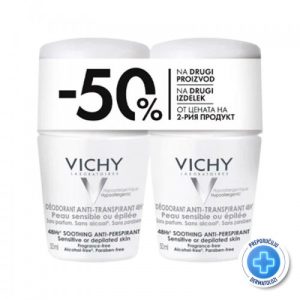 VICHY Mineralni deo roll-on za optimalnu toleranciju DUO PACK