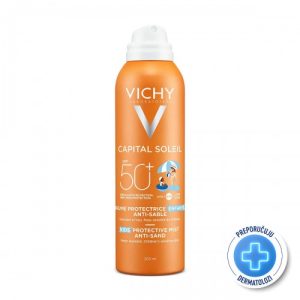 VICHY Capital Soleil Dječji sprej protiv priljepljivanja pijeska na kožu SPF50+ 200ml