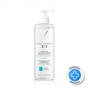 VICHY Purete Thermale Micelarna voda sensitiv 400ml