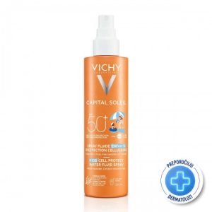 VICHY Capital Soleil Dječiji vodootporni sprej SPF50+ 200ml