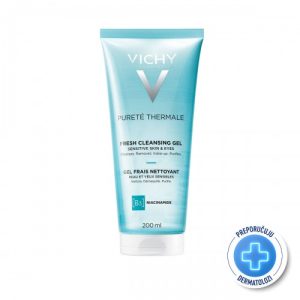 VICHY Purete Thermale Svježi gel za čišćenje osjetljive kože 200ml