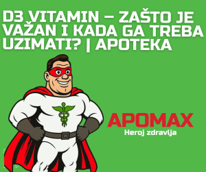 D3 Vitamin suplement u obliku kapsula ili kapi dostupan u Apomax online apoteci