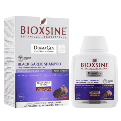 Bioxsine-DermaGBlack-Garlic-Sampon-protiv-opadanja-kose-300-ml-apoteka-Apomax Bioxsine Black Garlic šampon – protiv opadanja kose
