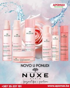 Nuxe Dermokozmetika Very Rose – nježna njega i čišćenje osjetljive kože, novo u ponudi Apomax apoteke