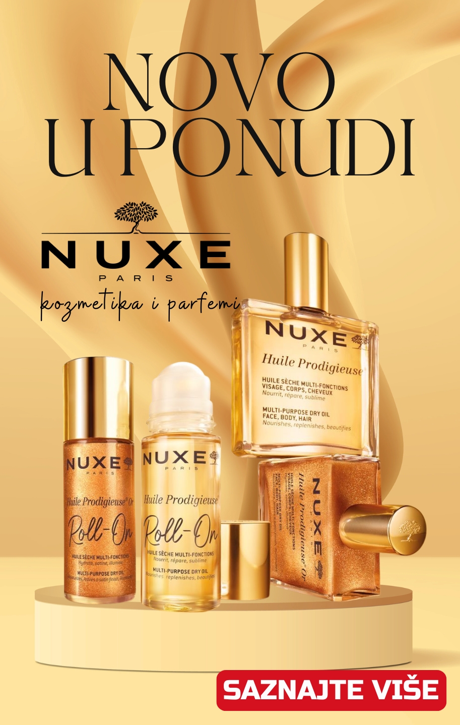 Nuxe – francuska prirodna i luksuzna dermokozmetika za njegu kože, tijela i kose